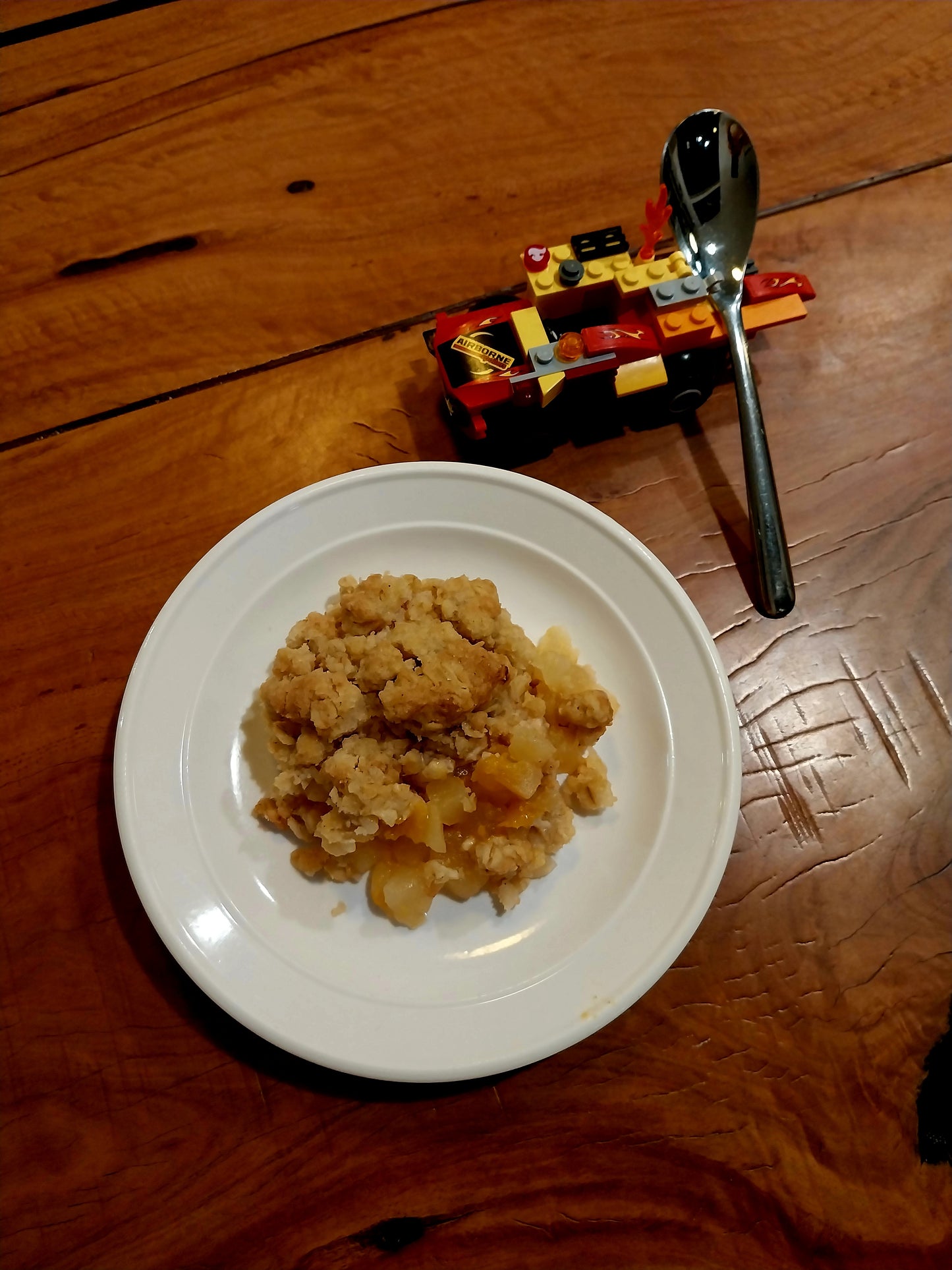 Apple & Apricot crumble