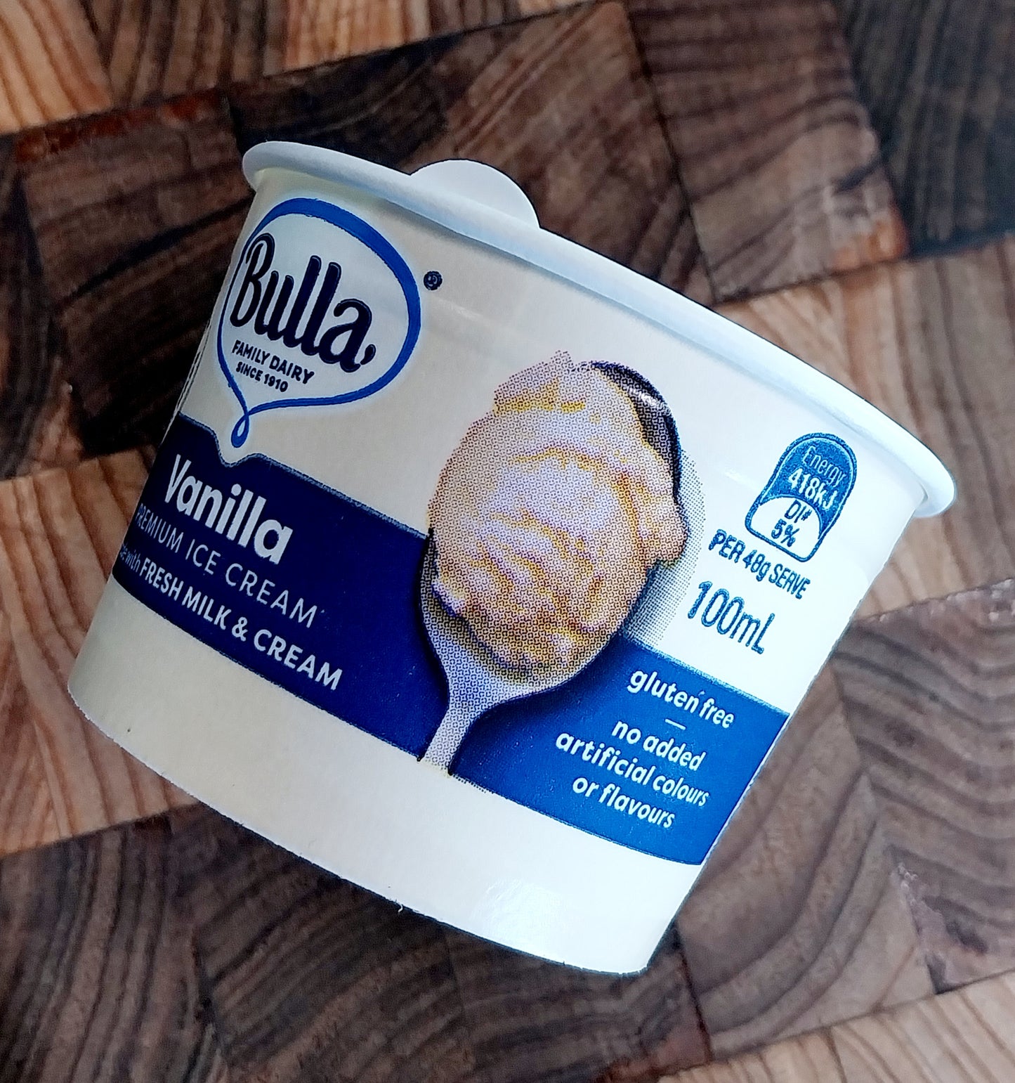 Bulla Ice Cream Cups Vanilla 100mL