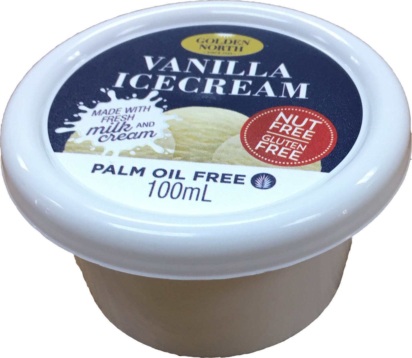 Golden North Ice Cream Cups Vanilla 100mL
