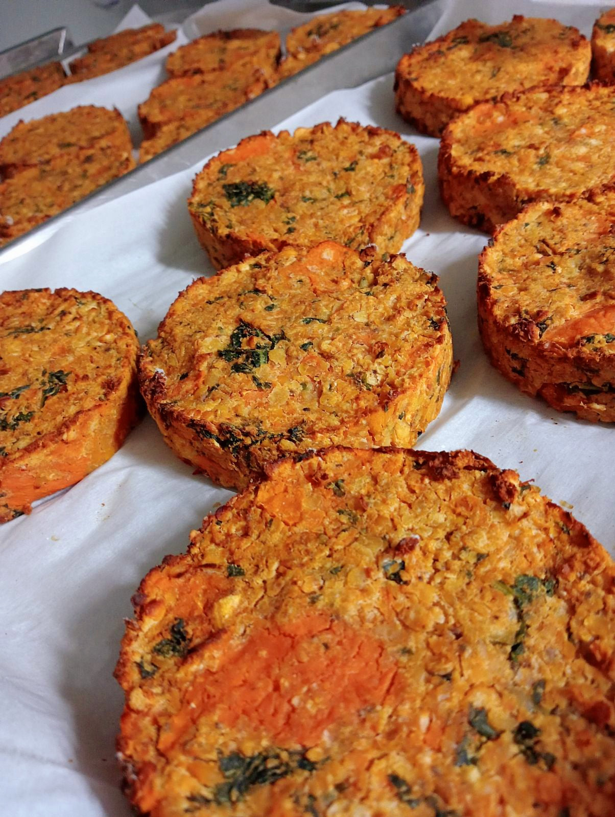 Sweet Potato, Chickpea & Kale Patties (pack of 5)