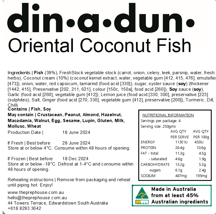 Oriental Coconut Fish