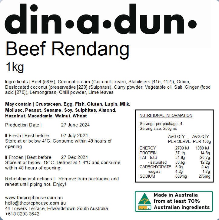 Beef Rendang