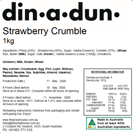 Strawberry Crumble 1kg