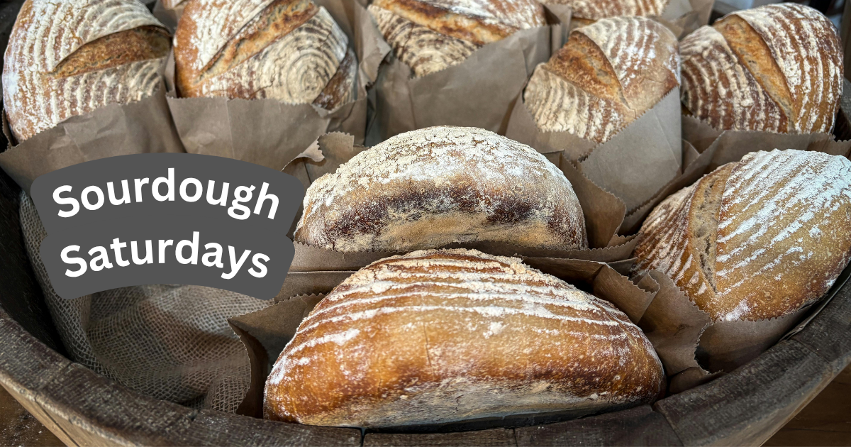 Sourdough Bread: Saturdays, FRESH PICK UP ONLY on the day before 1pm please