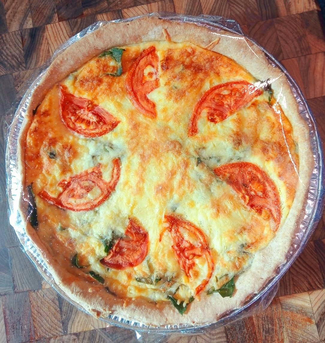Spinach & Tomato Quiche 1kg