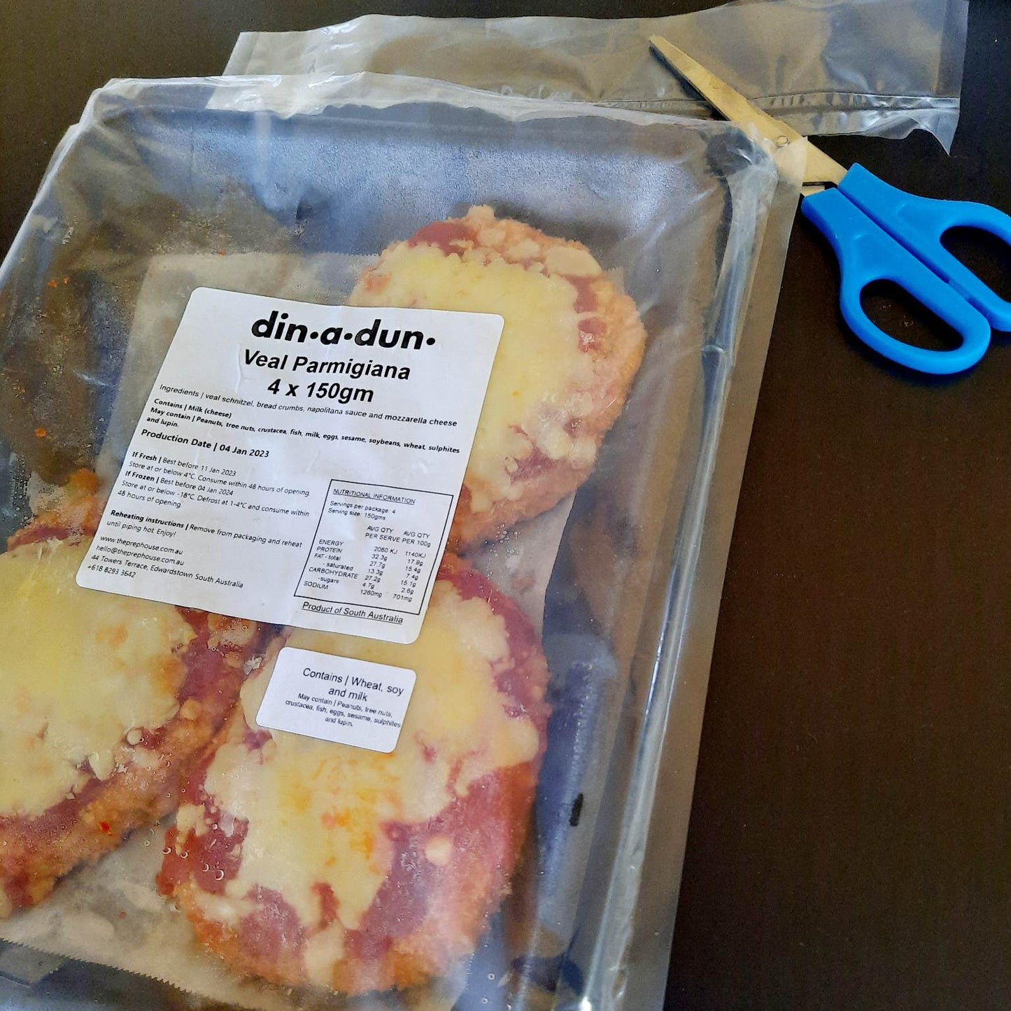 Veal Parmigiana (4 x 150g)