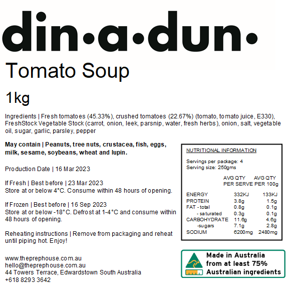 FRESH Tomato Soup