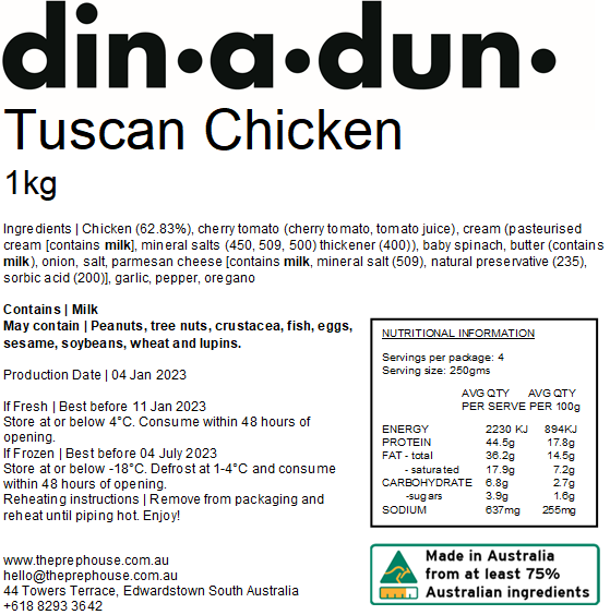 Tuscan Chicken