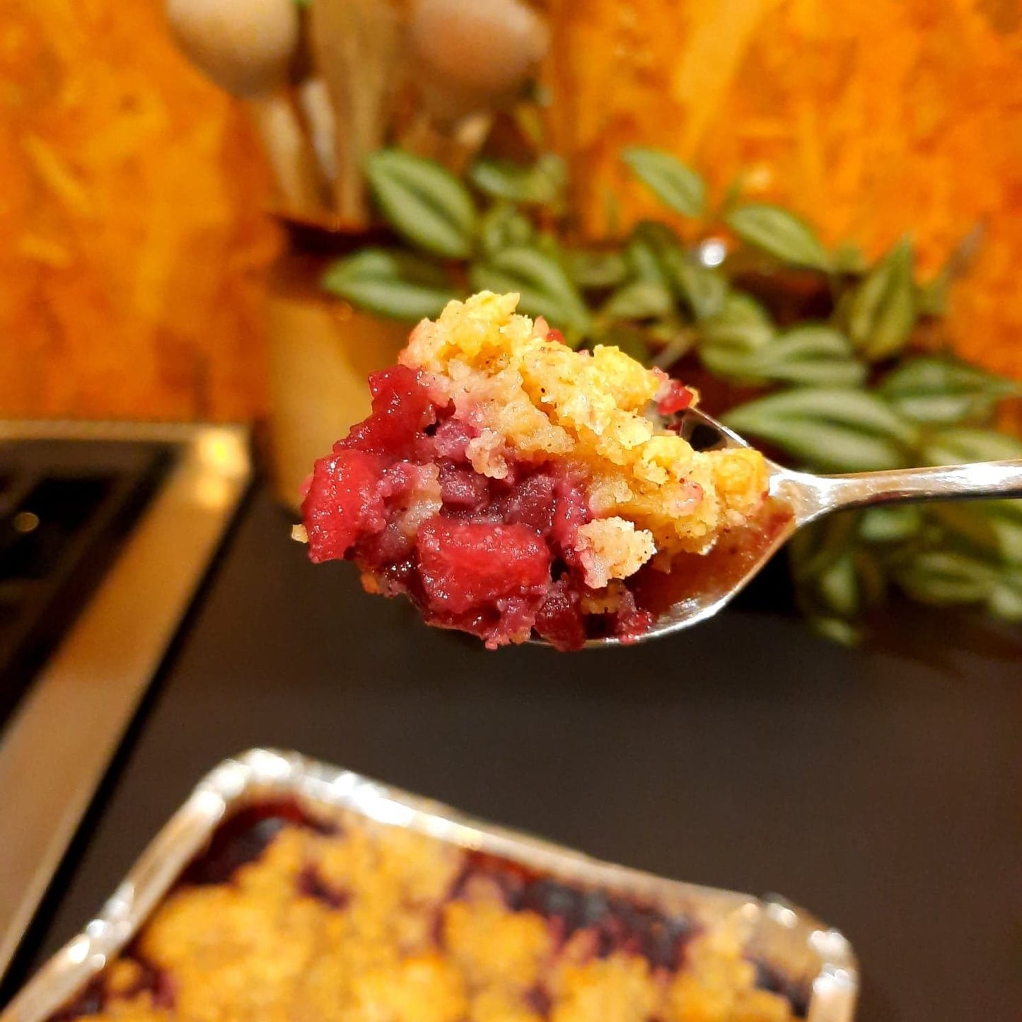 Mixed Berry & Apple Crumble serves 6