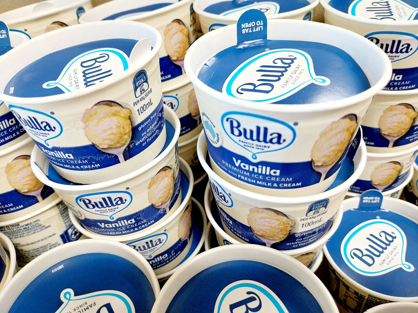 Bulla Ice Cream Cups Vanilla 100mL