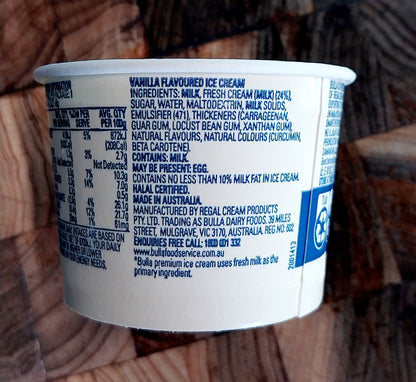 Cute little Ice Cream Cups Vanilla 100mL