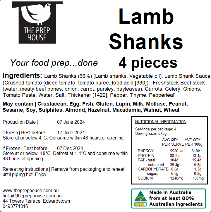 Lamb Shanks