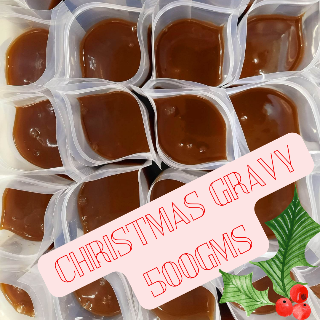 Turkey Breast & Glazed Ham Tray : Party size Christmas Meats + Gravy