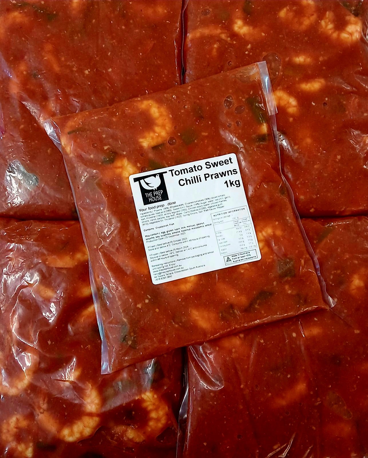 FRESH Tomato Sweet Chilli Prawns