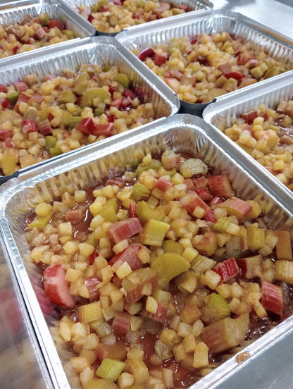 Apple & Rhubarb Sponge Cake