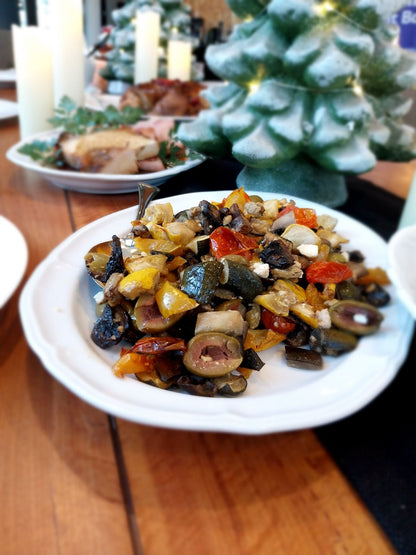 Greek Vegetable salad with Olives & Fetta 1kg