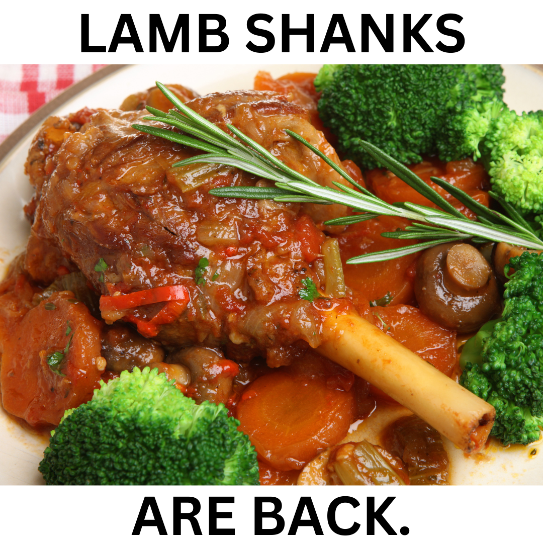 FRESH Lamb Shanks