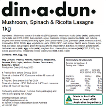 Load image into Gallery viewer, Mushroom, Spinach &amp; Ricotta Lasagne
