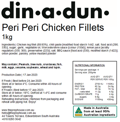 Peri Peri Chicken Fillets