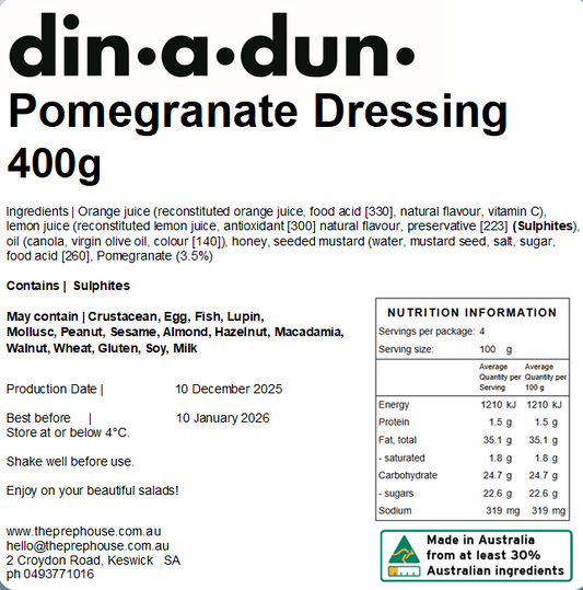 Pomegranate Dressing 400gm
