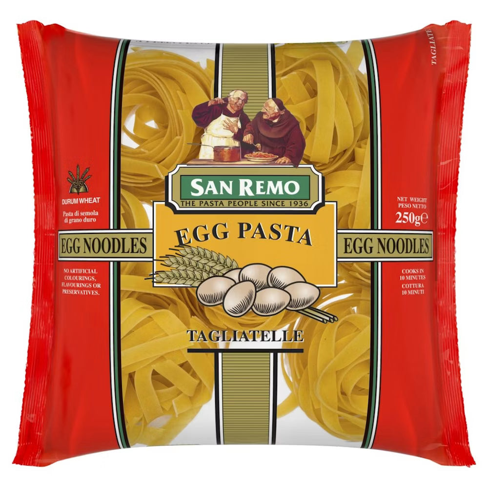San Remo Egg Pasta Tagliatelle 250gm