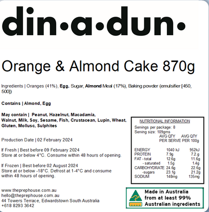 FRESH Flourless Orange Cake