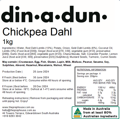 Chickpea Dahl