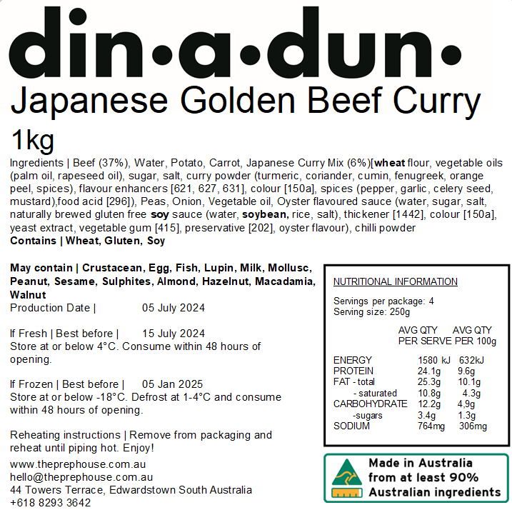 Japanese Golden Beef Curry