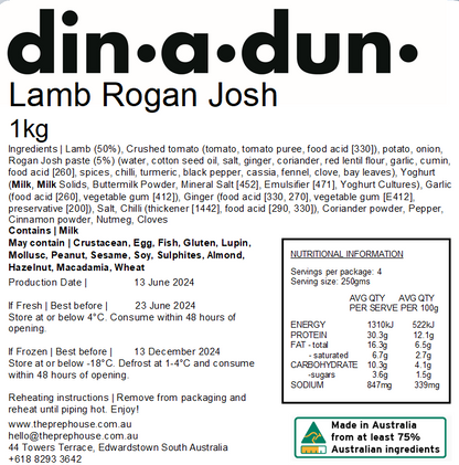 Lamb Rogan Josh