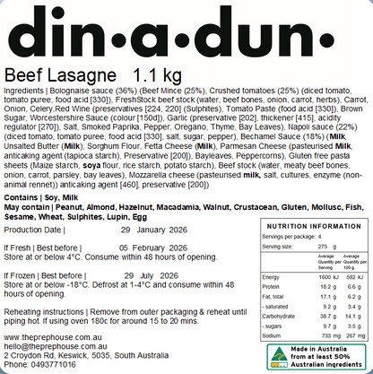 Beef Lasagne