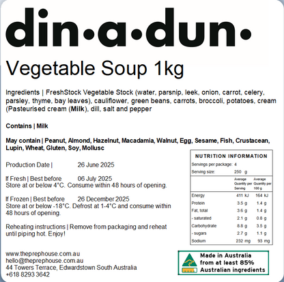 Vegetable Soup 1kg