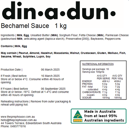 Bechamel Sauce 1kg