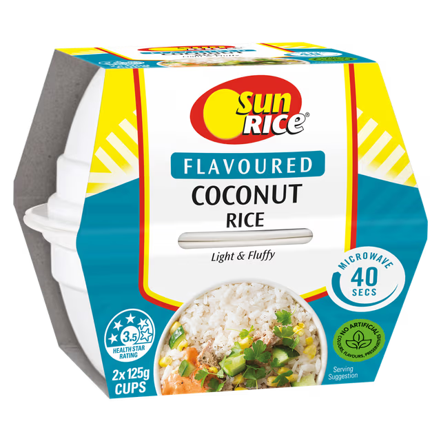 Coconut Rice Cups 2 x 125gm