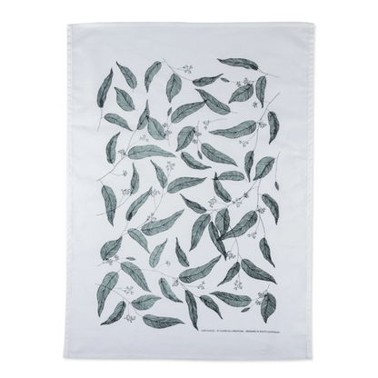 Australian floral art Tea Towels : Saltbush Creations