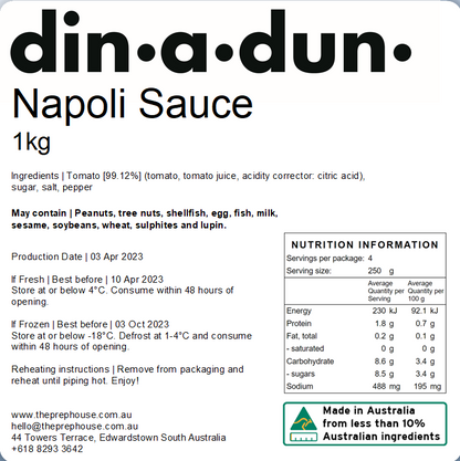 FRESH Napoli Sauce 1kg