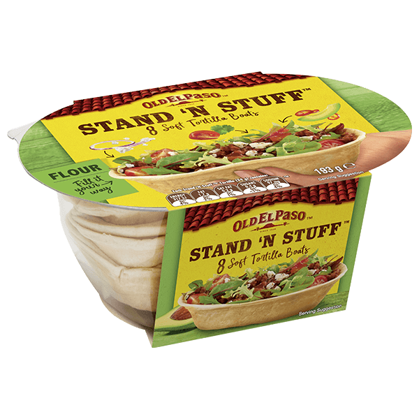 Old El Paso Soft Tortilla Boats 8 Pack