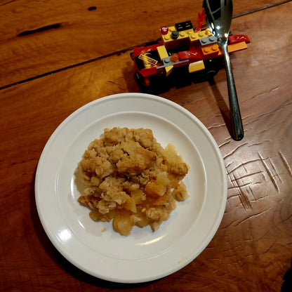FRESH Peach & Mango Crumble