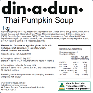 Thai Pumpkin Soup 1kg