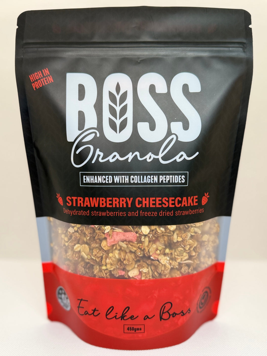 Strawberry Cheesecake Granola by Boss Granola