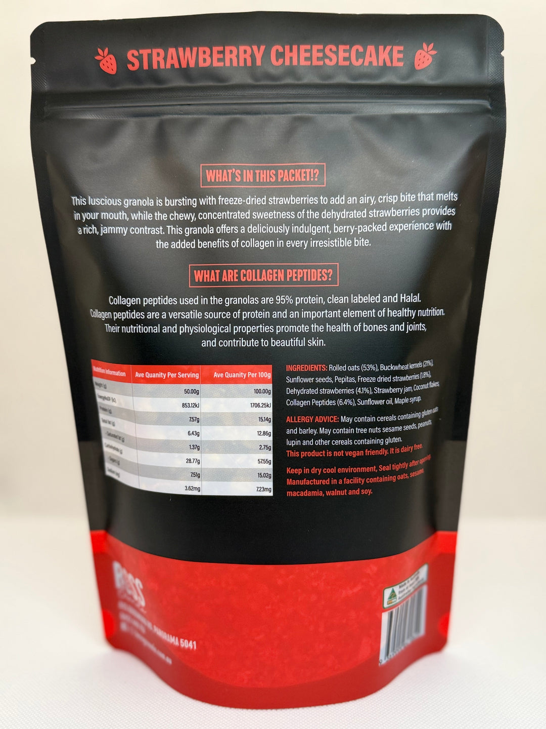 Strawberry Cheesecake Granola by Boss Granola