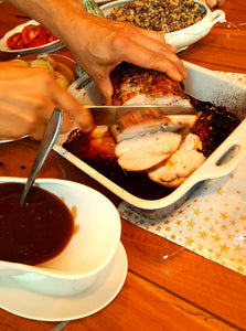 Sweet Glazed Turkey Breast 1.5kg Roll with 500gms Cranberry Gravy