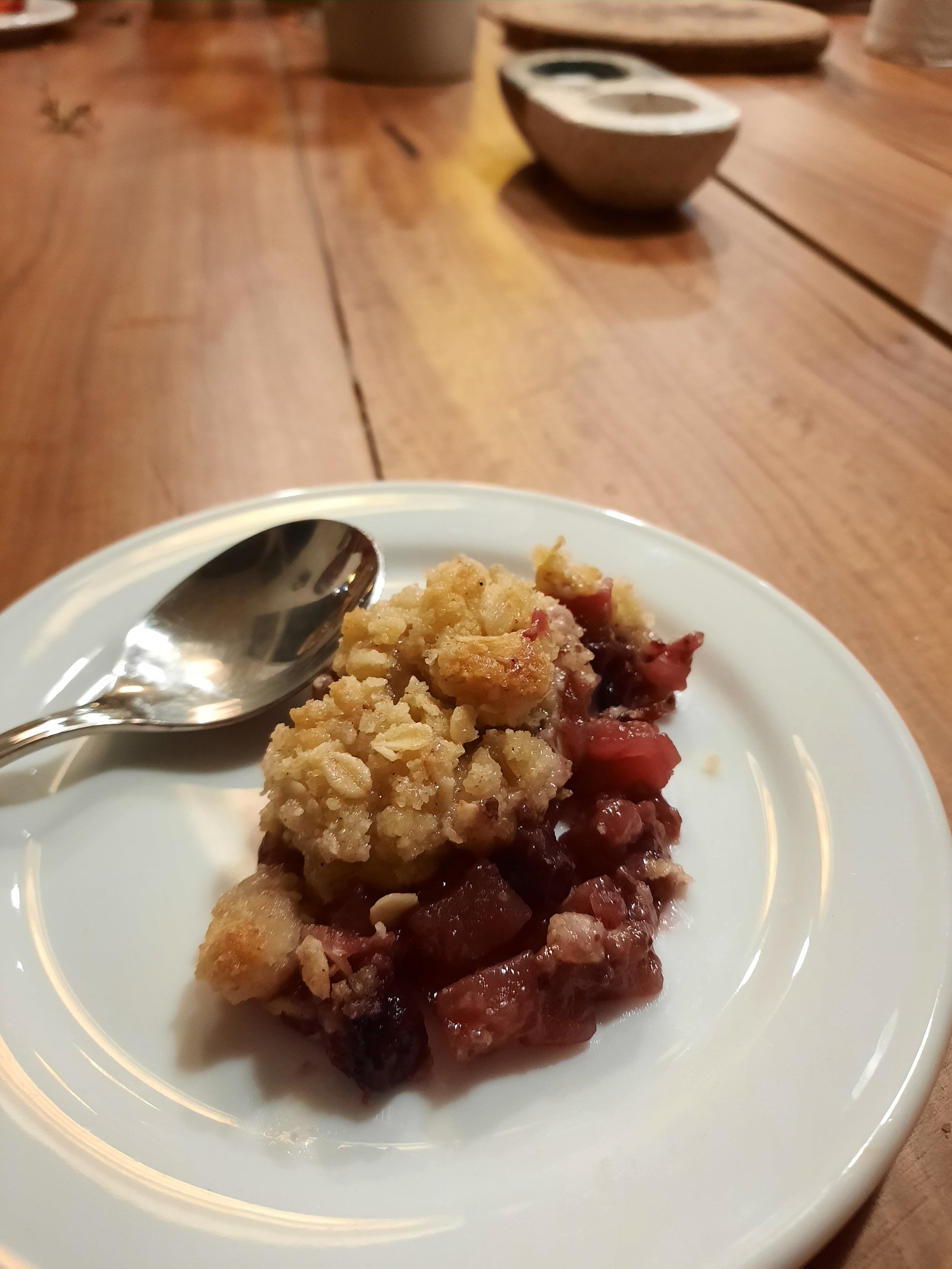 Mixed Berry & Apple Crumble serves 6