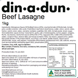 Beef Lasagne