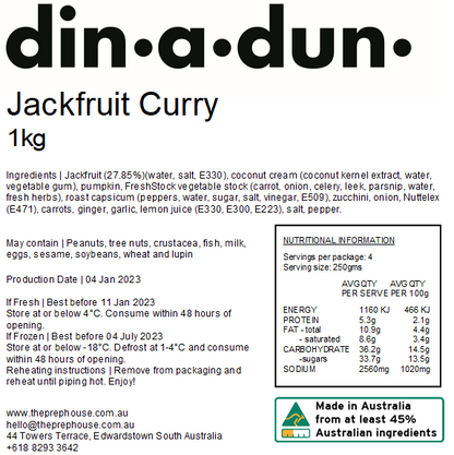 FRESH Jackfruit Curry 1kg