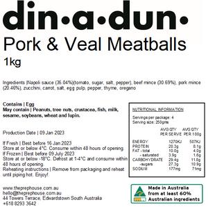 Pork & Veal Meatballs