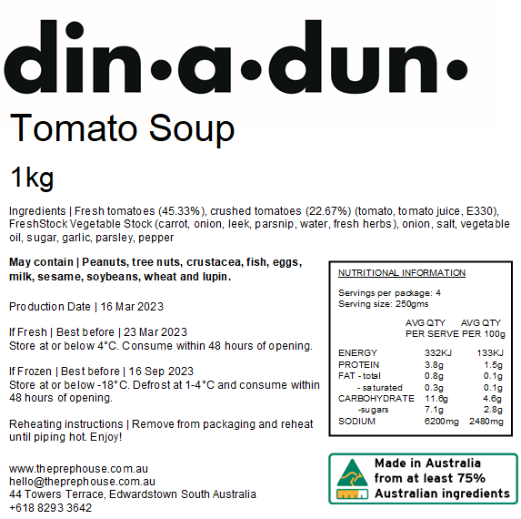 Tomato Soup 1kg