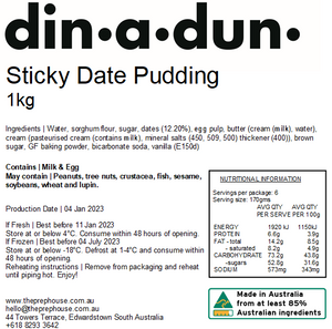 Sticky Date Pudding