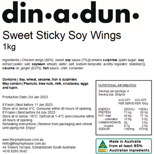 Sweet Sticky Soy Wings