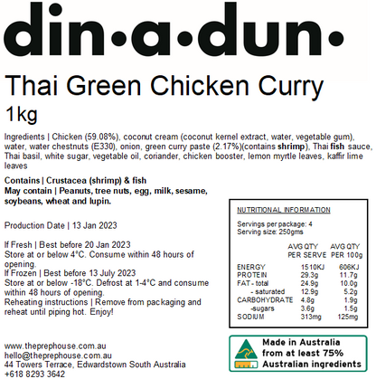 Thai Green Chicken Curry