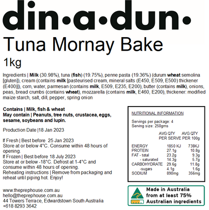 Tuna Mornay Bake